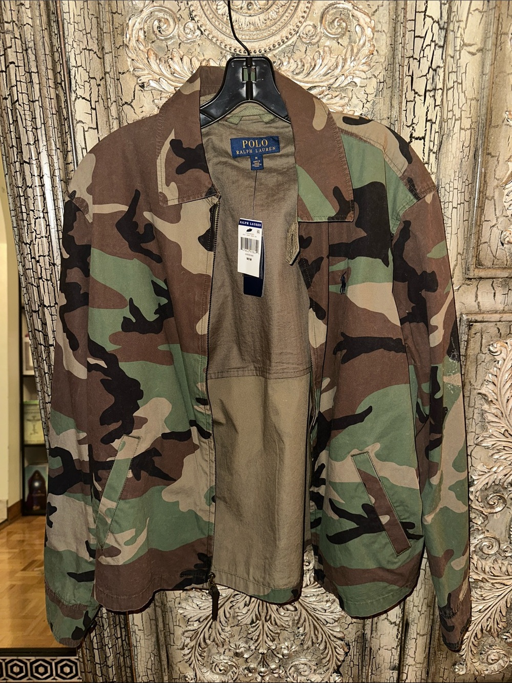 Polo by Ralph Lauren Camo Military Field Jacket - Green/Brown/Black